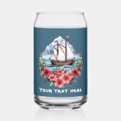 Cute Hawaiian Sailboat ajouter texte plage (Verso)