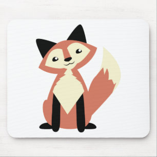 Cute Head-tilt Fox Muismat