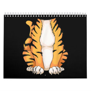 Cute Headless Tiger Costume Halloween Funny Anima Kalender