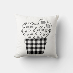 Cute Heart Cactus Play Plant Pot Kussen