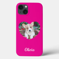Cute Heart Huisdier Foto & Hond Poot Prints,Aangep