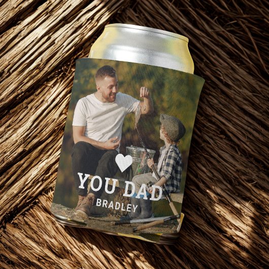 Cute HEART LIEFT U DAD Photo Names Blikjeskoeler