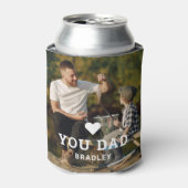 Cute HEART LIEFT U DAD Photo Names Blikjeskoeler (Blikje Voorkant)