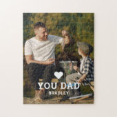 Cute HEART LIEFT U DAD Photo Names Legpuzzel (Verticaal)