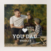 Cute HEART LIEFT U DAD Photo Names Legpuzzel (Verticaal)