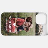 Cute HEART LIGT U MOM Moederdag Foto Case-Mate iPhone Case (Achterkant (horizontaal))