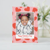 Cute Heart Lollipops Saint Valentin Carte photo (Debout devant)