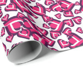 Cute Heart Love Shape Cadeaupapier (Rol Hoek)