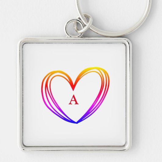 CUTE HEART NAME SLEUTELHANGER (Voorkant)
