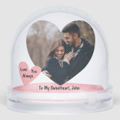 Cute Heart Photo Love Valentine's Day Couple  (Arrière)