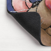 Cute Heart Rat Mousepad Muismat (Hoek)