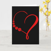 Cute Heart Shape Picklebyll Speler Cadeau Valentij Kaart (Gele Bloem)