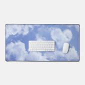 Cute Heart Shaped Cloud in Blue Sky Cheful Happy Bureaumat (Keyboard & Muis)