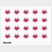 Cute Heart Sticker (Vel)