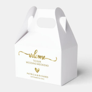 Cute Heart Trouw Welkom Hotel Favor Doos Bedankdoosjes