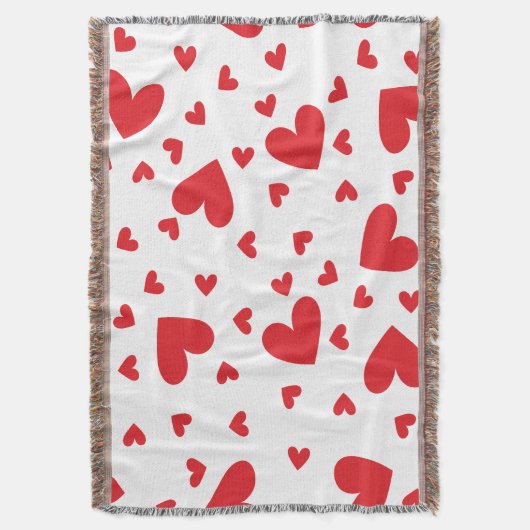 Cute Hearts Deken (Voorkant Verticaal)