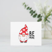 Cute Hearts Gnome Valentijn Briefkaart (Staand voorkant)