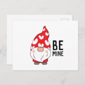 Cute Hearts Gnome Valentijn Briefkaart (Voorkant / Achterkant)