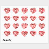 Cute Hearts Hart Sticker (Vel)