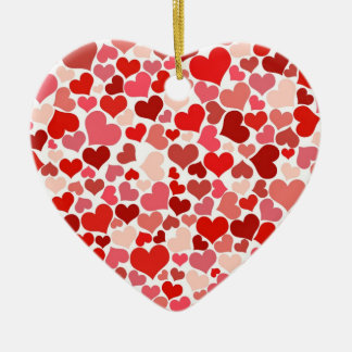Cute Hearts Keramisch Ornament