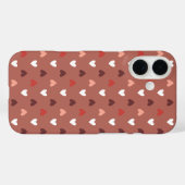 Cute Hearts Pattern – Soft Love Aesthetic  Case-Mate iPhone Case (Achterkant (horizontaal))