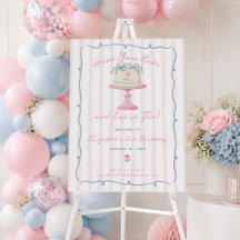 Cute Heb Je Taart en Eet hem Twee Welkom Bord