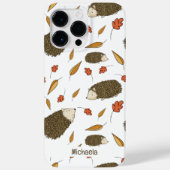 Cute Hedégel Autumn Leaves Pattern Case-Mate iPhone Case (Achterkant)