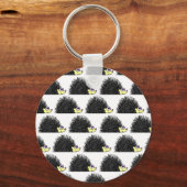 Cute Hedegel Cartoon Pattern Sleutelhanger (Voorkant)