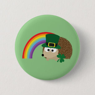 Cute Hedégel g Leprechaun Ronde Button 5,7 Cm