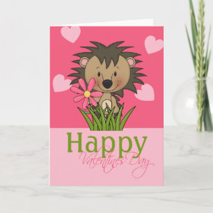 Cute Hedegel, Happy Valentines Day Feestdagen Kaart