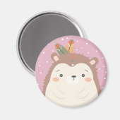 Cute Hedegel Magnet Magneet (Voorkant / Achterkant)