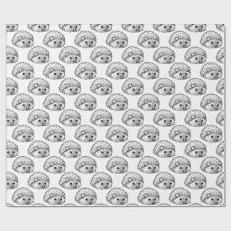 Cute hedégel Matte Wrapping Paper, 30 x 6 ft Cadeaupapier