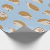 Cute Hedegel Pattern Cadeaupapier (Hoek)