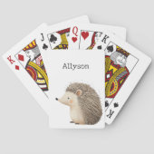 Cute Hedégels Pokerkaarten (Achterkant)