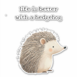 Cute Hedégels Sticker