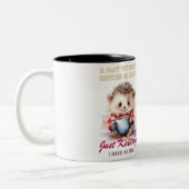 Cute Hedgehog Coffee Mug pour tous les amateurs de (Gauche)