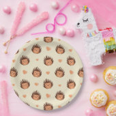 Cute Hedgehog Papieren Bordje (Feest)