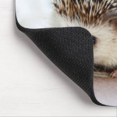 Cute Hedgehoge Monogram Muismat (Hoek)