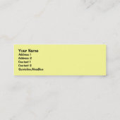 Cute hedgel bladwijzer mini visitekaartje (Achterkant)