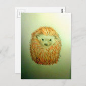 Cute Hedgel Briefkaart (Voorkant / Achterkant)