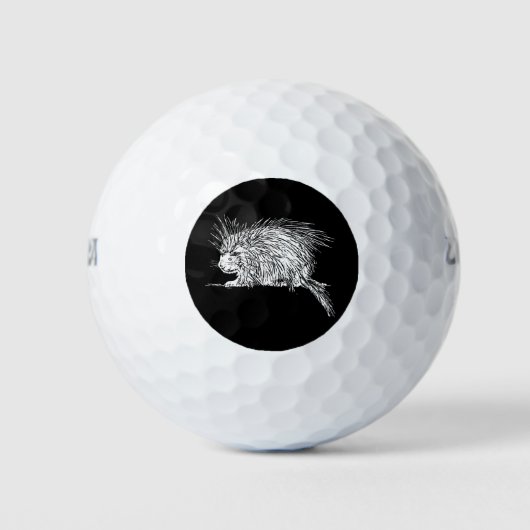 Cute Hedgel Golfballen (Voorkant)