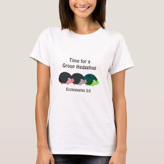 Cute Hedgel | GROEP HEDGEHUG T-shirt (Voorkant)