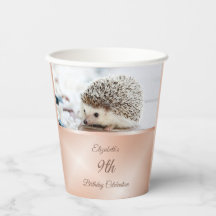 Cute Hedgel Roos Gold | Aangepaste verjaardag