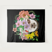 Cute Hedgel Wandkleed (Voorkant (horizontaal))