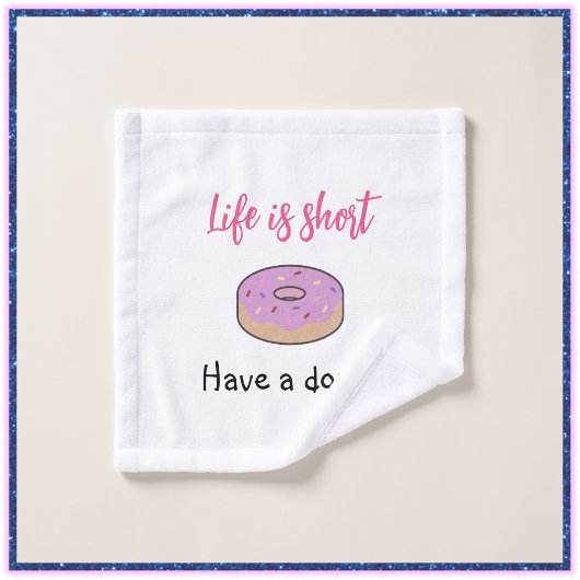 Cute heeft een donut bad handdoek