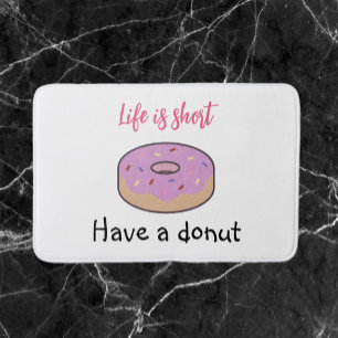 Cute heeft een donut badmat