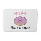 Cute heeft een donut badmat (Voorkant)