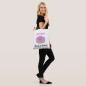 Cute heeft een donut draagtas (Op model)