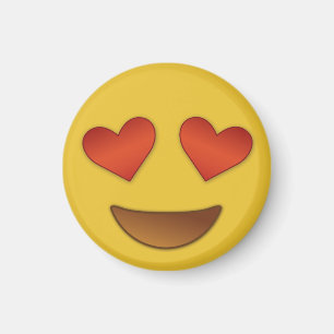 Cute & heel klein hart voor ogen emoji magneet