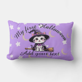 Cute Heks Kitten – Pastel Halloween Kussen